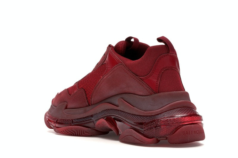 Balenciaga Triple S Burgundy Red