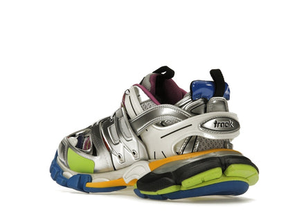 Balenciaga Track Leather Free White Silver Multi