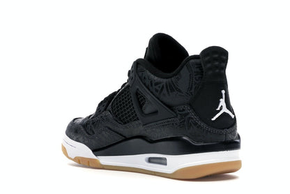 Jordan 4 Retro Laser Black Gum (GS)