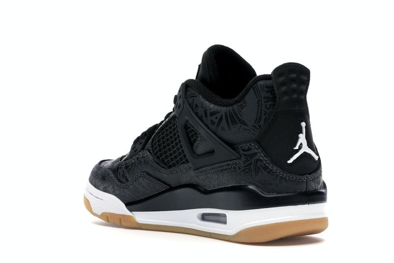 Jordan 4 Retro Laser Black Gum (GS)