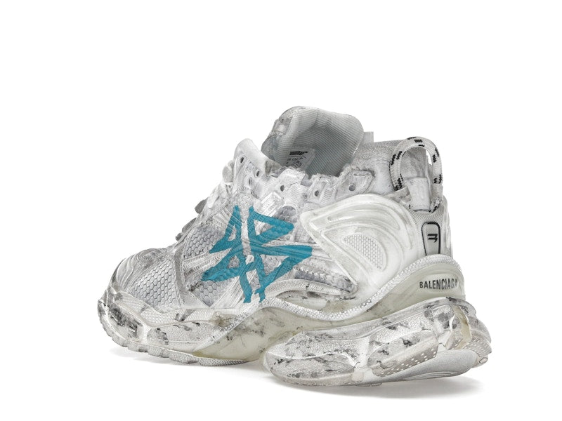 Balenciaga Runner Graffiti White Blue