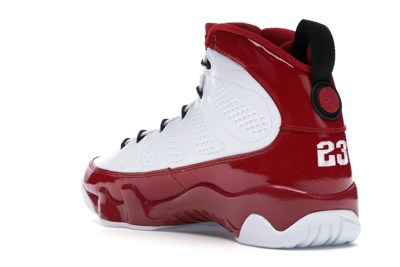 Jordan 9 Retro White Gym Red