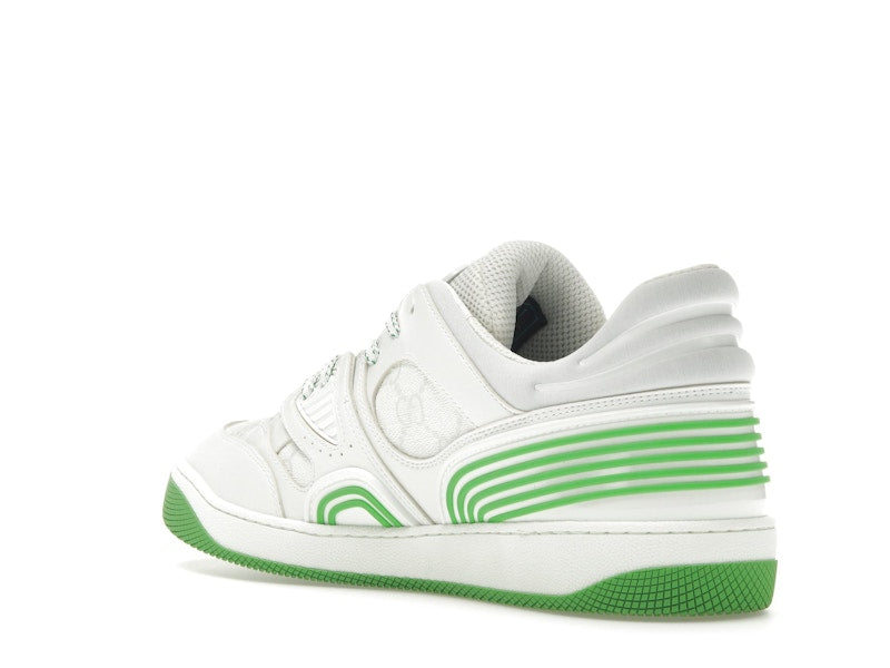 Gucci Basket Low White Demetra Green