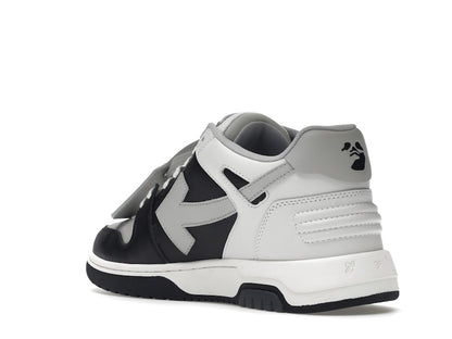OFF-WHITE Out Of Office OOO Low Tops Light Grey Black