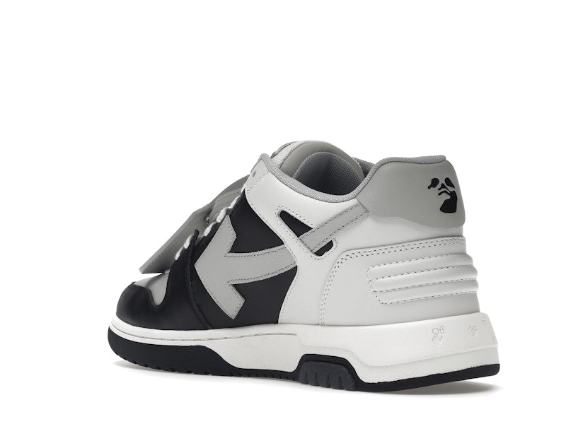 OFF-WHITE Out Of Office OOO Low Tops Light Grey Black