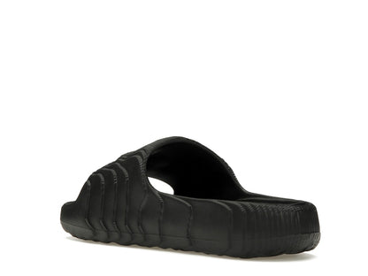 adidas Adilette 22 Slides Black Scarlet