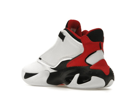 Jordan Max Aura 4 White Black University Red