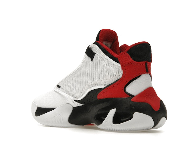 Jordan Max Aura 4 White Black University Red