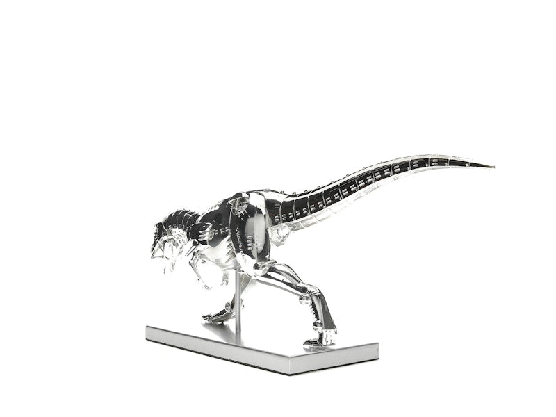 Hajime Sorayama T-Rex Cyborg Dinosaur Figure Silver