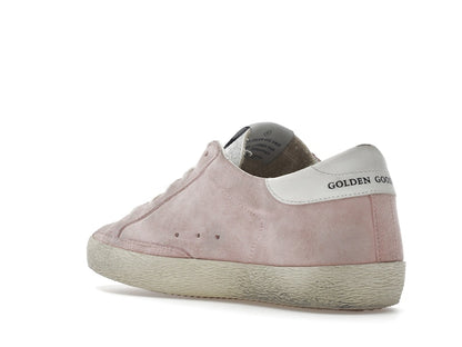 Golden Goose Super Star Pink Suede White