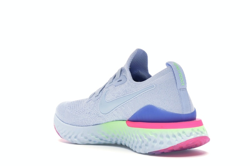 Nike Epic React Flyknit 2 Hydrogen Blue Sapphire Hyper Pink