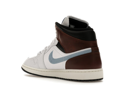 Jordan 1 Mid SE Brown Blue Grey