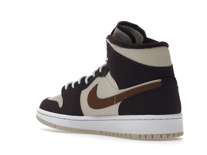 Jordan 1 Mid SE Brown Basalt Oatmeal (Women's)