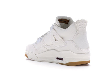 Jordan 4 Retro Levi's White (GS) (Blank Tag)