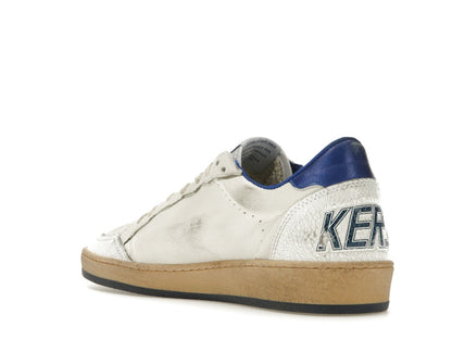 Golden Goose Ball-Star Low White Bluette