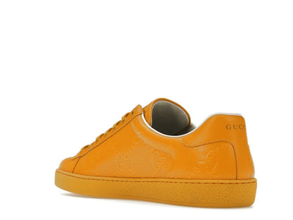 Gucci Ace GG Embossed Yellow