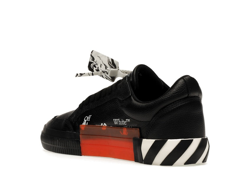 OFF-WHITE Vulc Low Leather Black White FW21