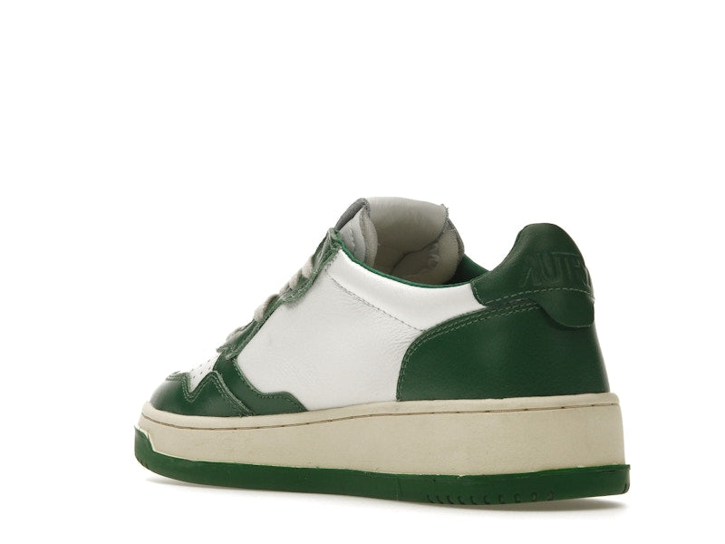 Autry Medalist Leather Low Green White