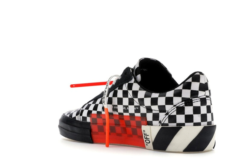 OFF-WHITE Vulc Low Checkered Black White