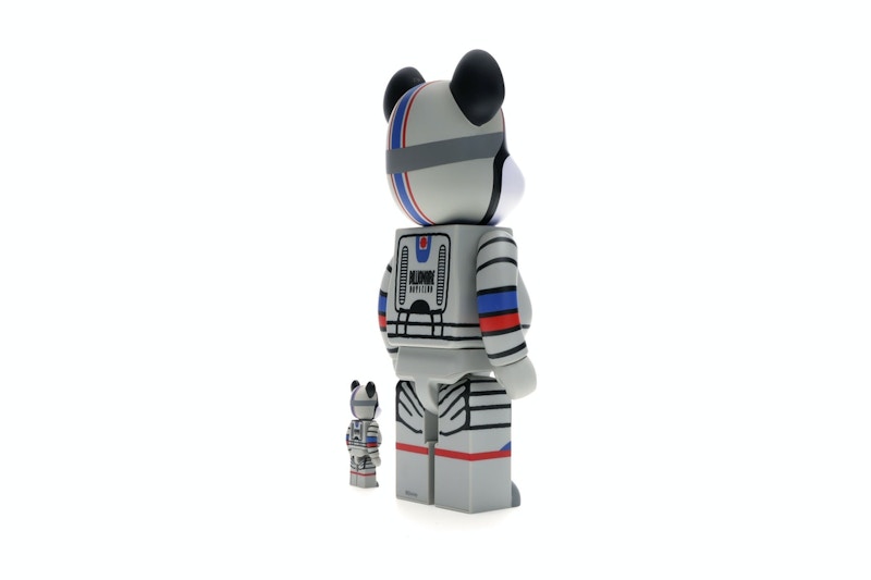 Bearbrick x Billionaire Boys Club x Mickey Mouse Astronaut 100% & 400% Set Multicolor