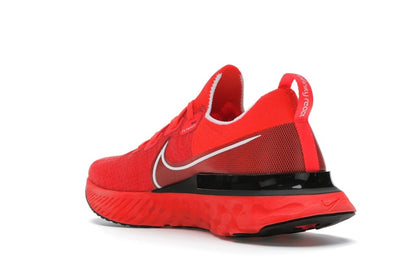 Nike React Infinity Run Flyknit Bright Crimson Black