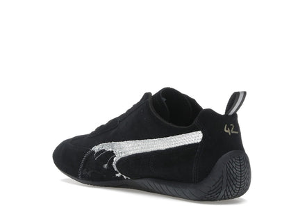 Balenciaga x Puma Speedcat Suede Distressed Black White