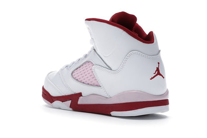 Jordan 5 Retro White Pink Red (PS)