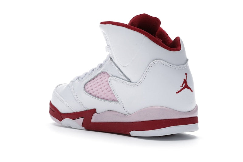Jordan 5 Retro White Pink Red (PS)