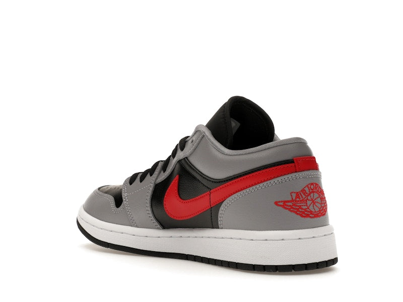 Jordan 1 Low Cement Grey Fire Red (Women's)