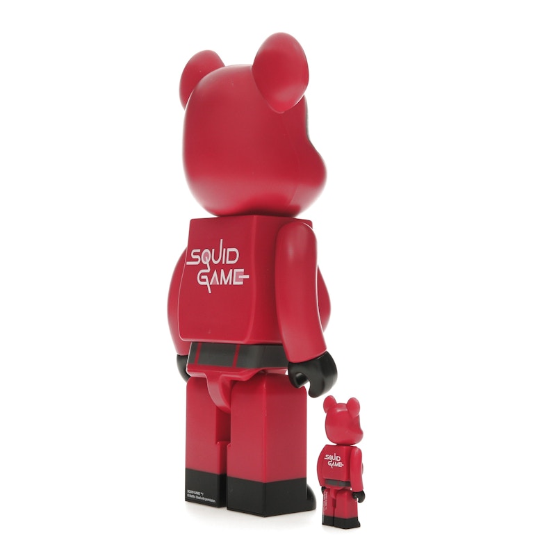 Bearbrick x Squid Game Guard (Square) 100% & 400% Set