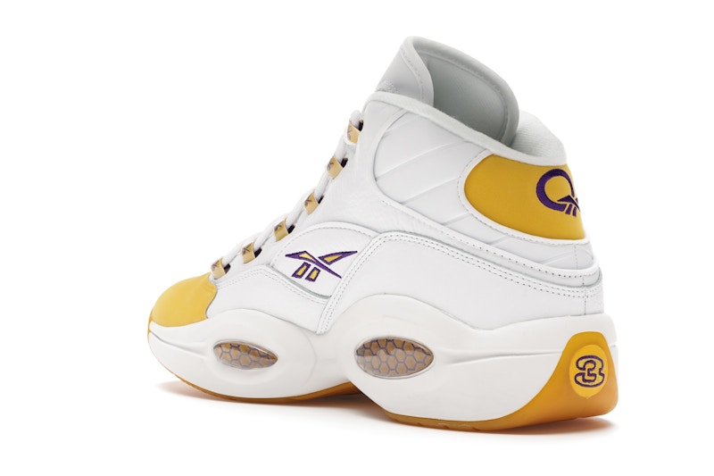 Reebok Question Mid Yellow Toe