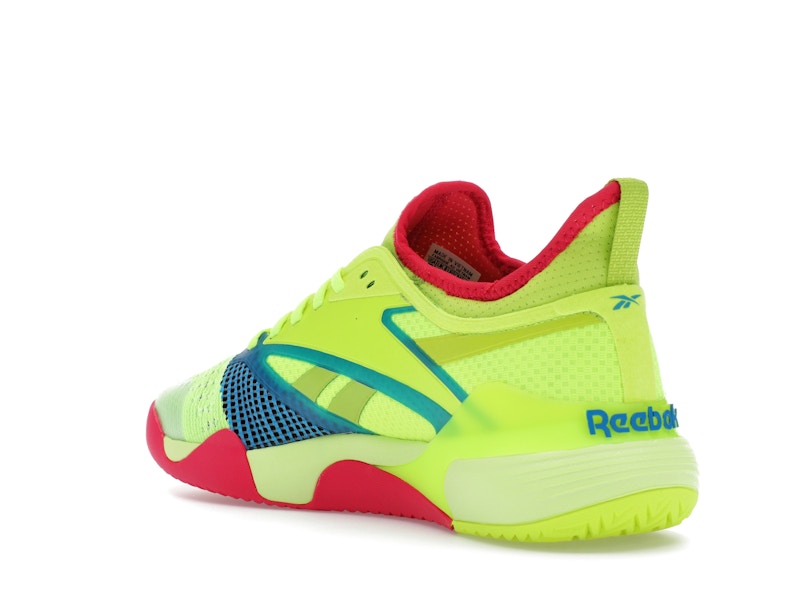 Reebok Nano Court Digital Lime Aqua Bold Pink
