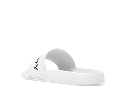 Givenchy Paris Flat Sandals White Black