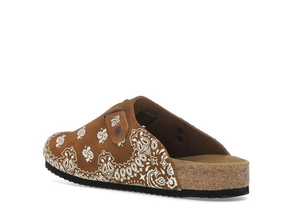 Bravest Studios Suede Paisley Clogs Hazel
