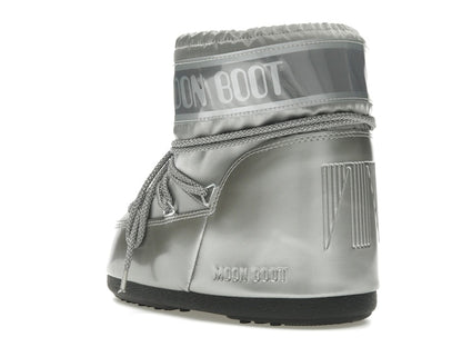 Moon Boot Icon Low Boot Glance Silver