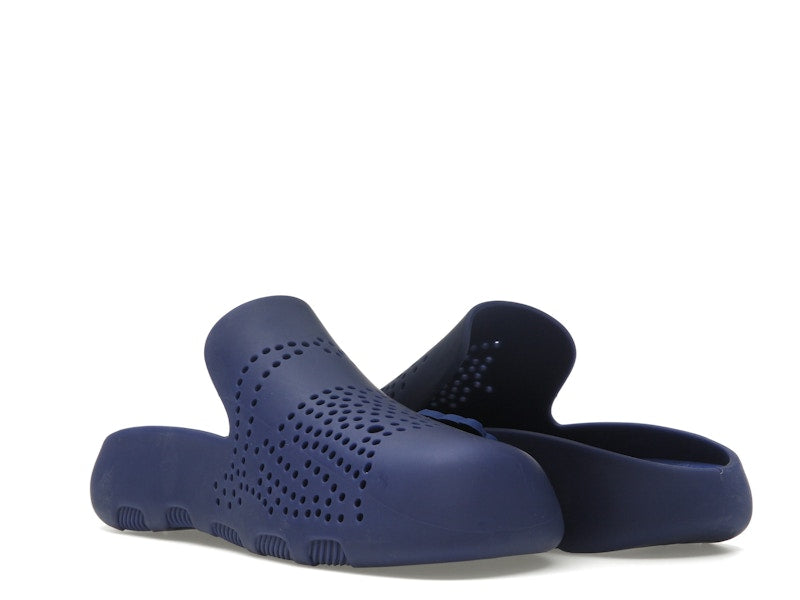 Burberry Stingray Perforated Slides Blue