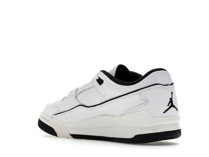 Jordan Flight Court White Sail Black