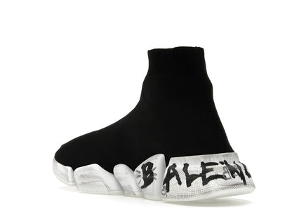 Balenciaga Speed 2.0 Graffiti Recycled Knit Black (Women's)