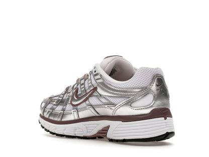 Nike P-6000 White Metallic Silver Tattoo (Women's)