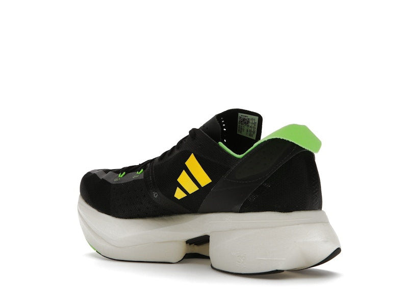 adidas Adios Pro 3 Black Beam Yellow Solar Green