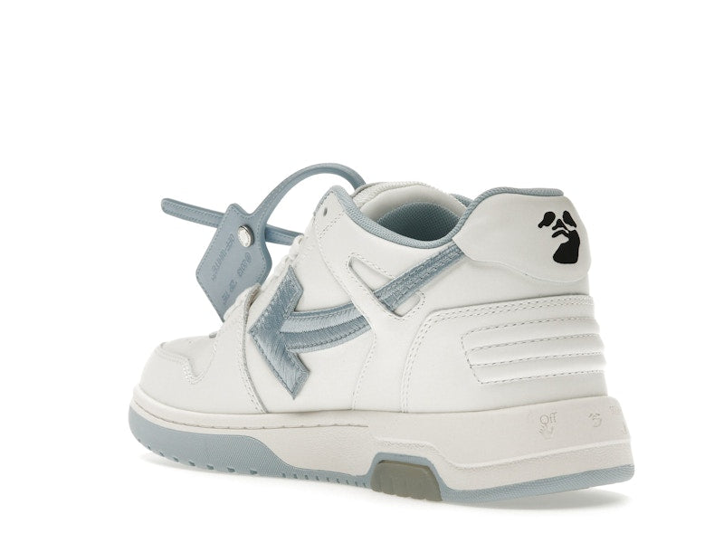 OFF-WHITE Out Of Office OOO Low Tops Embroidered Arrow White Light Blue