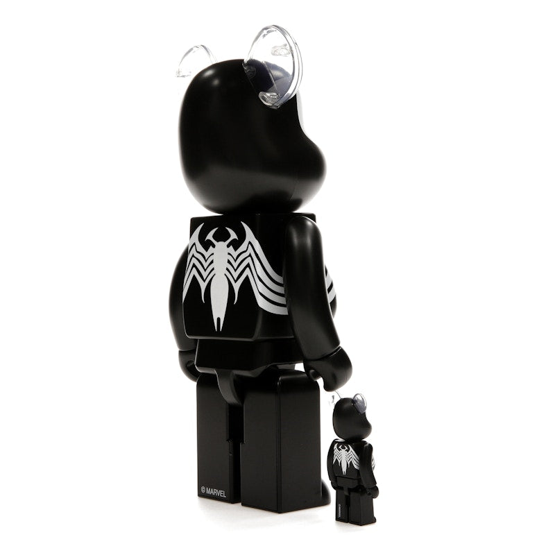 Bearbrick x Marvel Spider-Man Black Costume 100% & 400% Set