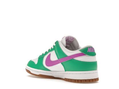 Nike Dunk Low White Stadium Green Fuchsia (Women's)
