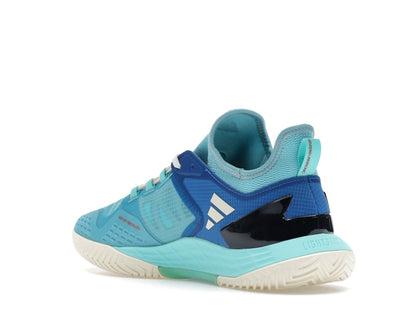 adidas Adizero Ubersonic 4.1 Light Aqua Off White Flash Aqua
