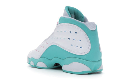 Jordan 13 Retro White Soar Green Pink (GS)