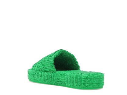 Bottega Veneta Resort Sponge Slide Grass (Womens)