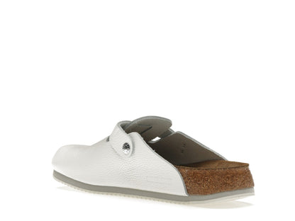 Birkenstock Boston Super Grip Leather White