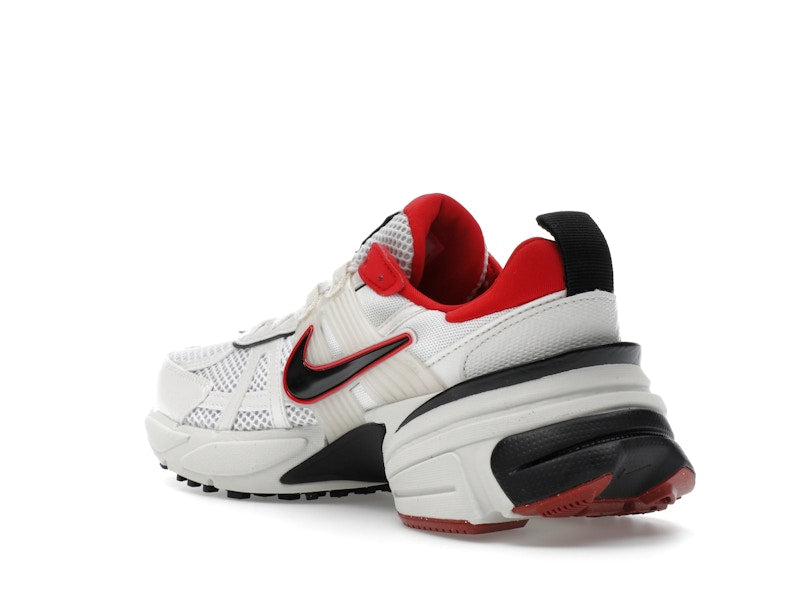 Nike V2K Run Metallic White University Red