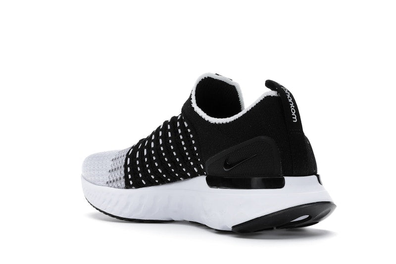 Nike React Phantom Run Flyknit 2 Black White (Women's)