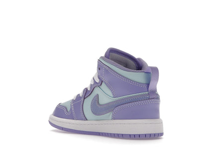 Jordan 1 Mid Purple Aqua (PS)